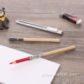 Stationery Dovetail Clip Adjustable Wooden Single Pole head Pencil Extender holder Supplier